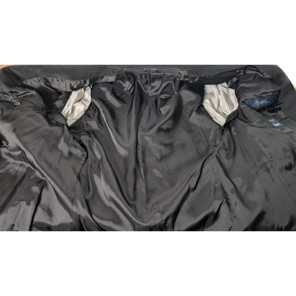 Ralph Lauren Black Corduroy Blazer Men's 46R Sport Coat‎ Jacket Soft